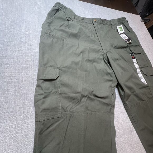 5.11 Men's TACLITE Pro Tactical Pants, Style 74273, Waist 44x32 In Olive Drab - Picture 3 of 10